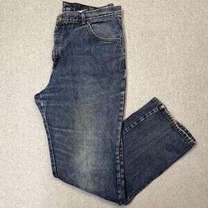 Vintage Calvin Klein Jeans Mens Size 38x33 Blue Denim Relaxed Straight USA